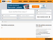 Tablet Screenshot of bonfilon.fr